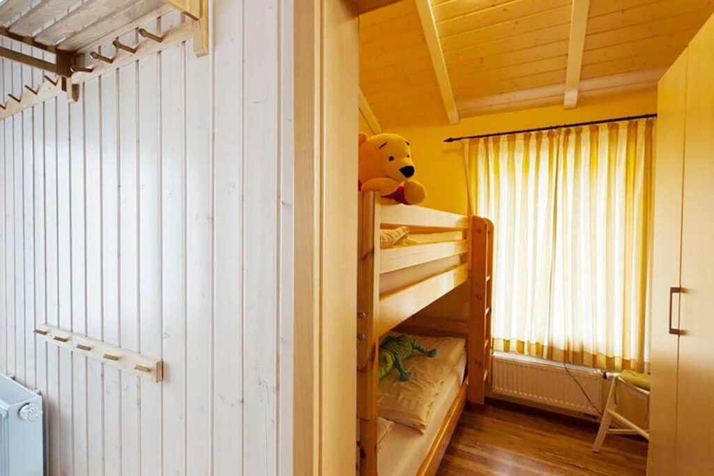 Ein Kinderzimmer im Wellnesshaus in Bliesdorf an der Ostsee.