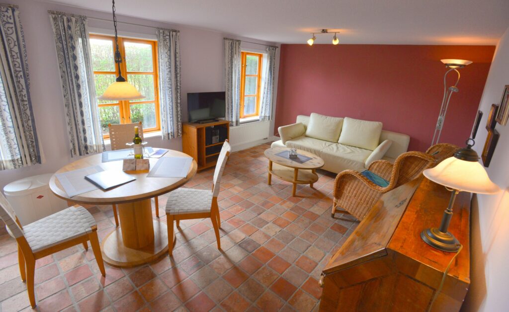 Wohnzimmer in Ferienwohnung Grömitz