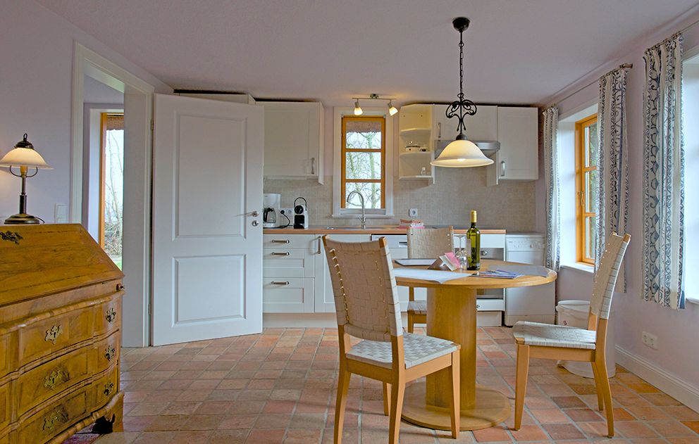 Küche in Ferienwohnung Grömitz