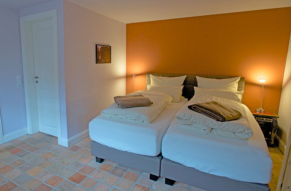 Schlafzimmer in Ferienwohnung Grömitz