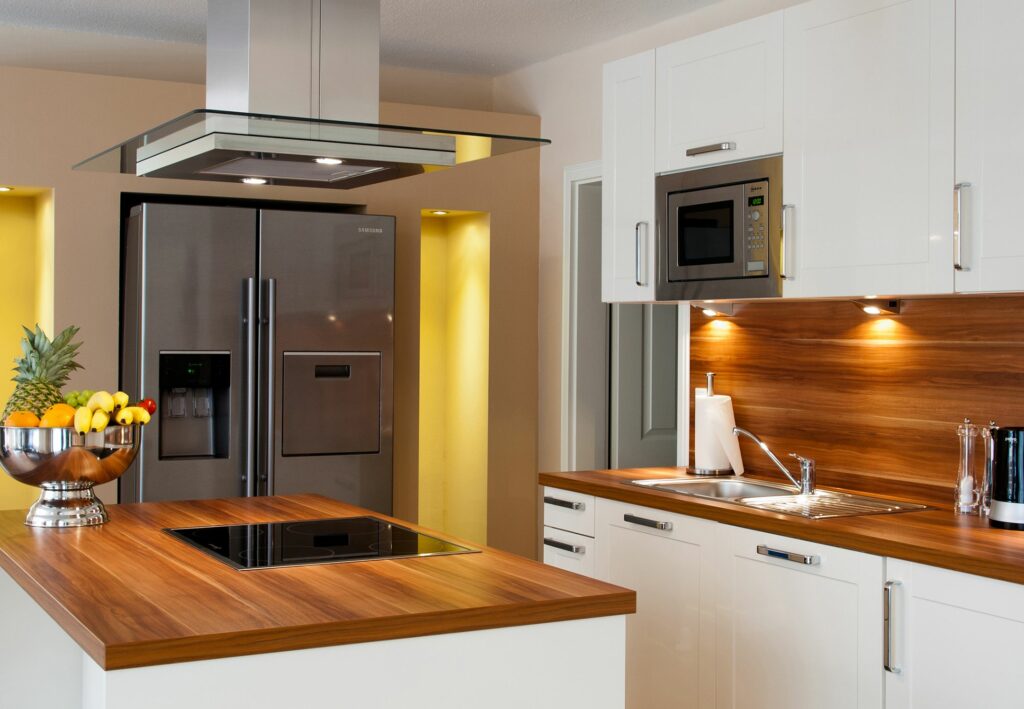 Küche in Ferienwohnung Grömitz