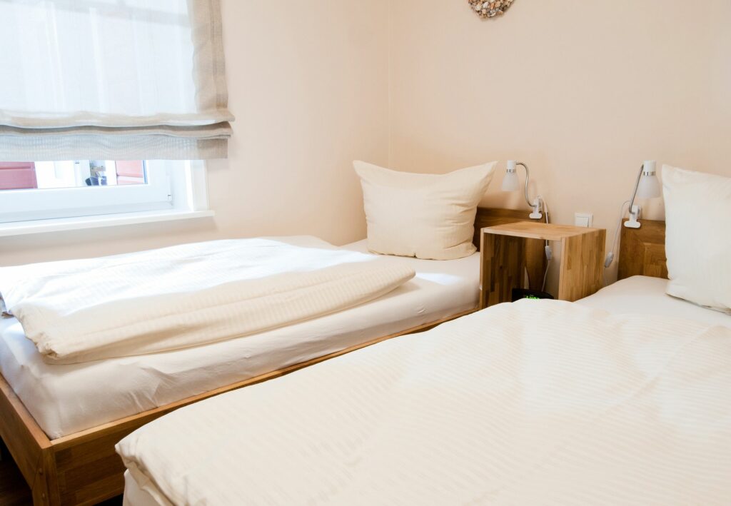 Schlafzimmer in Ferienwohnung Grömitz
