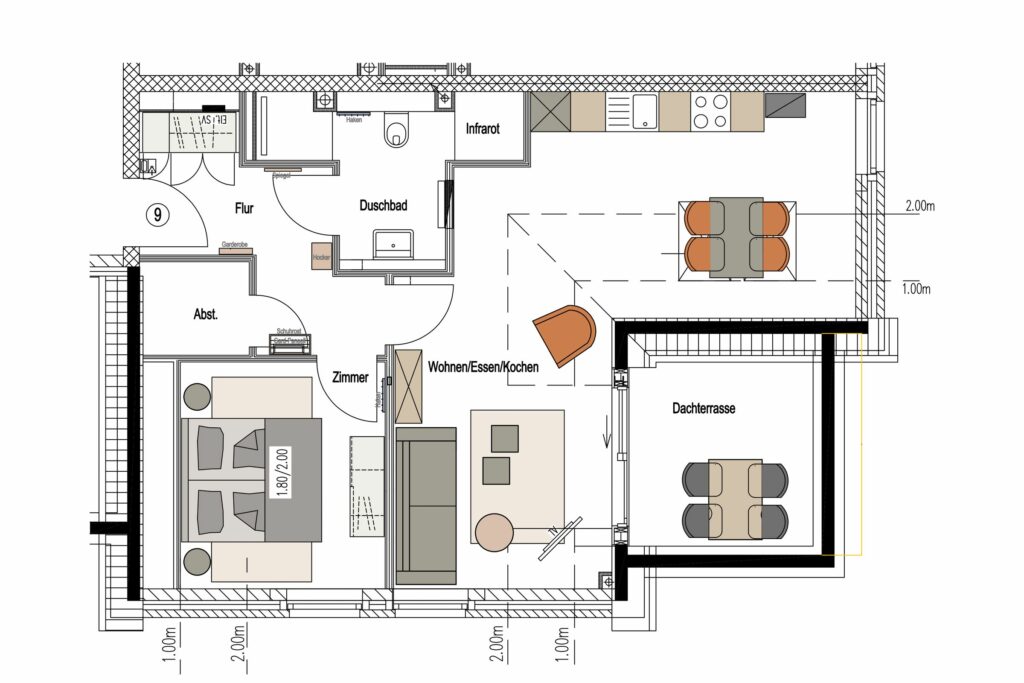 Grundriss Ferienhaus Grömitz