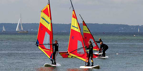 Kinderkurs Surfer an der Ostsee