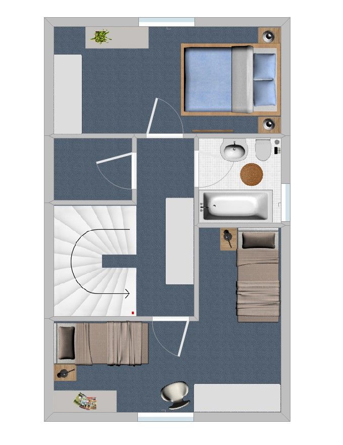 Grundriss Ferienwohnung Grömitz